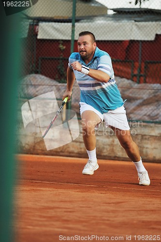 Image of tennis man