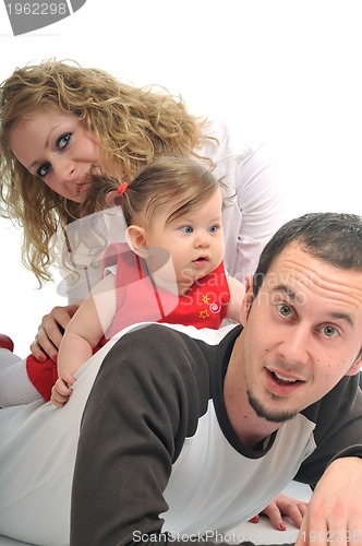 Image of happy young family