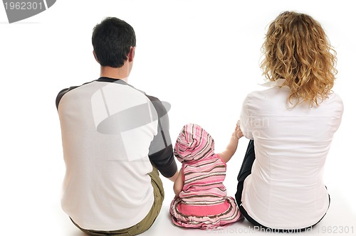 Image of happy young family