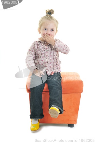 Image of little girl isolated 