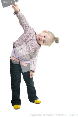 Image of little girl isolated 