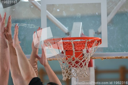 Image of basketball duel