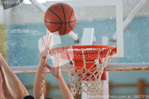 Image of basketball game