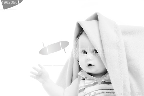 Image of baby blanket isolated
