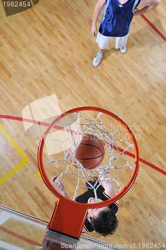 Image of basketball duel