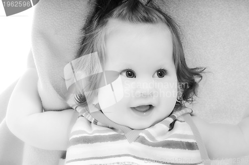 Image of baby blanket isolated