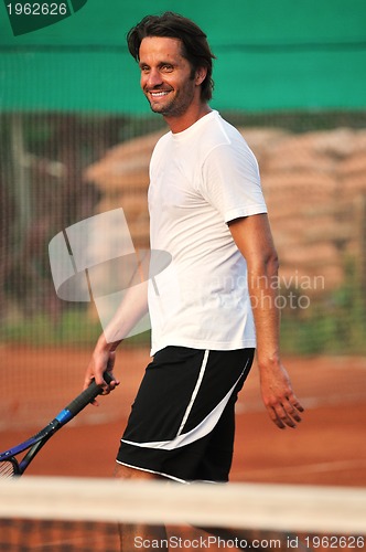 Image of tennis man