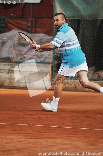 Image of tennis man