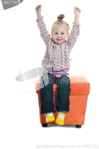 Image of little girl isolated 