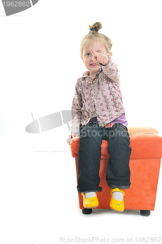 Image of little girl isolated 