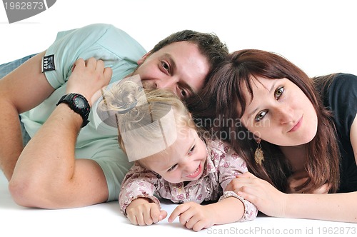 Image of happy young family together