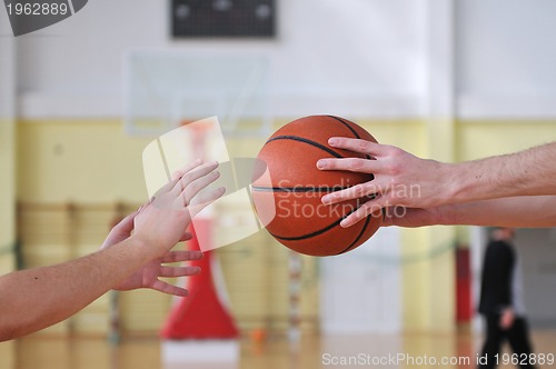 Image of basketball competition concept