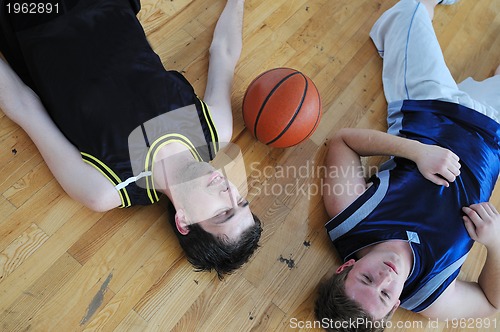 Image of basketball break