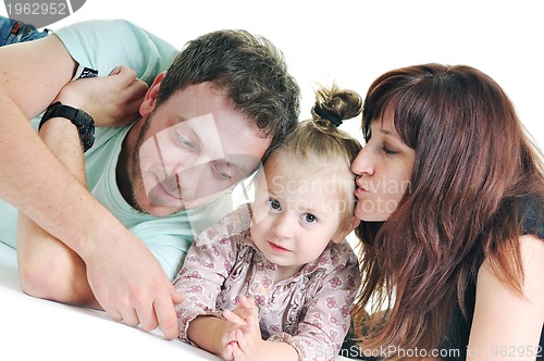 Image of happy young family together