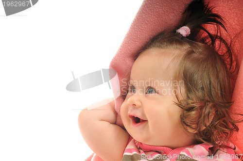 Image of baby blanket isolated