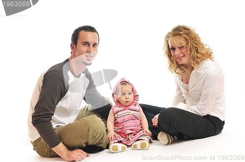 Image of happy young family