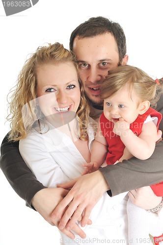 Image of happy young family