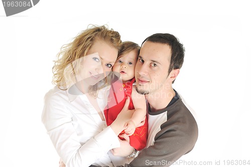 Image of happy young family