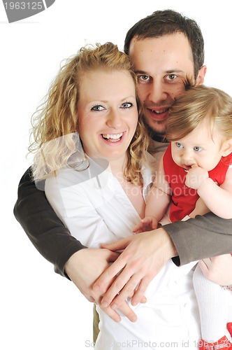 Image of happy young family