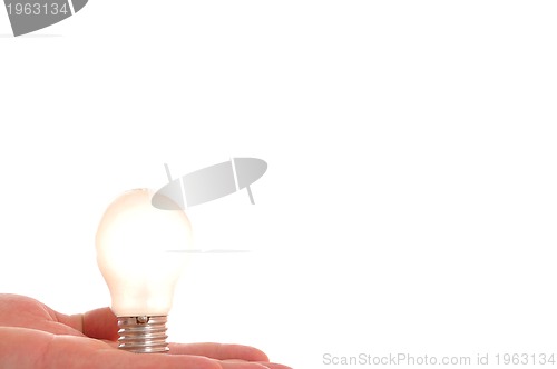 Image of bulb business man