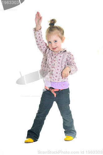 Image of little girl isolated 
