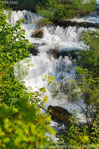 Image of river waterfall wild 