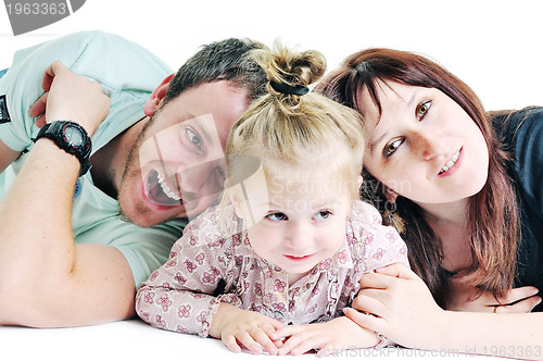 Image of happy young family together