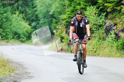 Image of  mount bike man outdoor