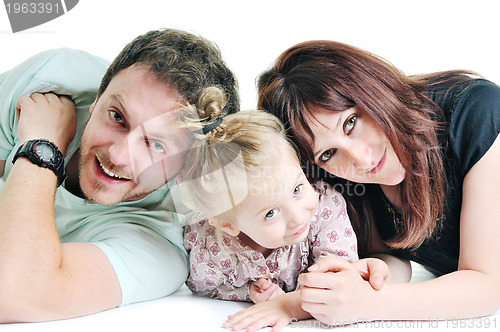Image of happy young family together