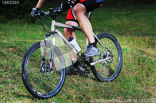 Image of  mount bike man outdoor