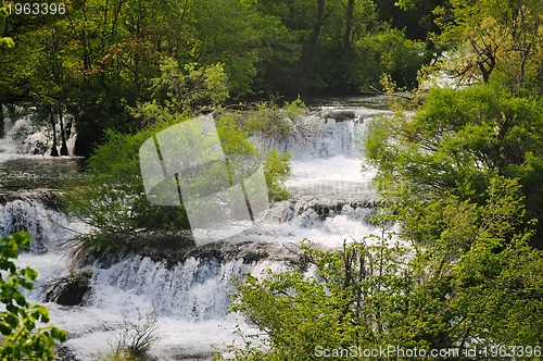 Image of river waterfall wild 