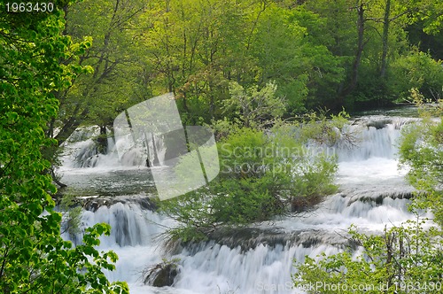 Image of river waterfall wild 