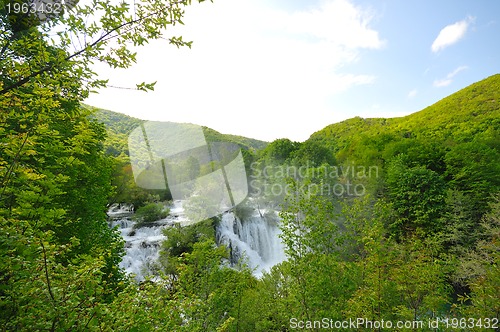Image of river waterfall wild 