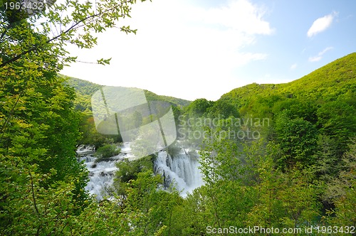 Image of river waterfall wild 