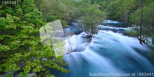 Image of river waterfall wild 