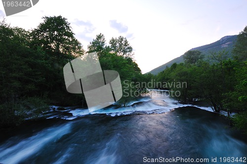 Image of river waterfall wild 
