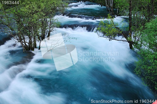 Image of river waterfall wild 