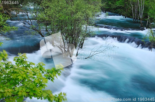 Image of river waterfall wild 