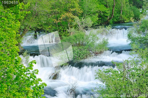 Image of river waterfall wild 