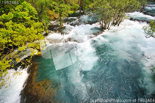 Image of river waterfall wild 