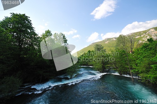 Image of river waterfall wild 