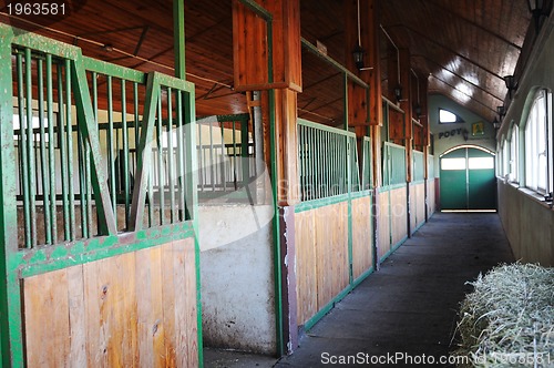 Image of horse house