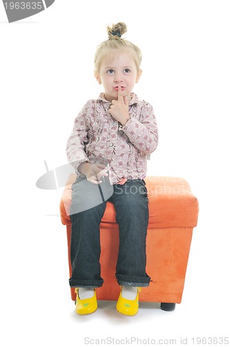 Image of little girl isolated 