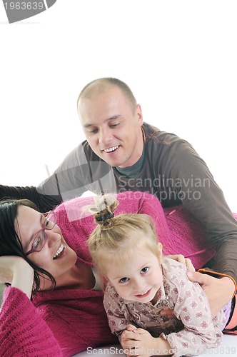 Image of happy young family together