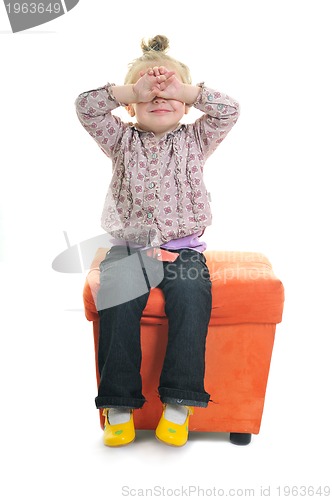 Image of little girl isolated 