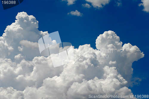 Image of cumulus clouds