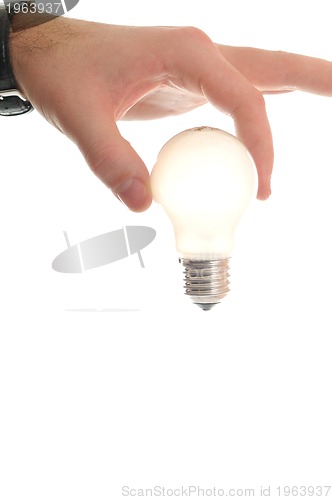 Image of bulb business man