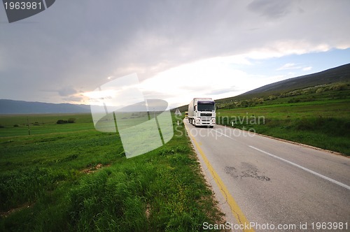 Image of truck road