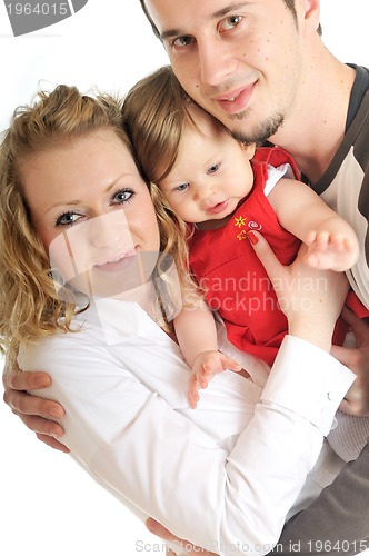 Image of happy young family