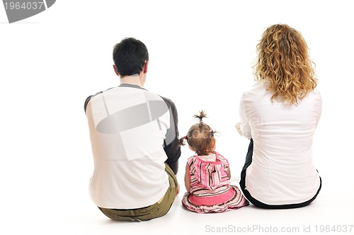 Image of happy young family